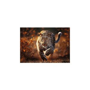 Leopard Jagd 1000 Teile Puzzle Bild - Trefl Puzzle