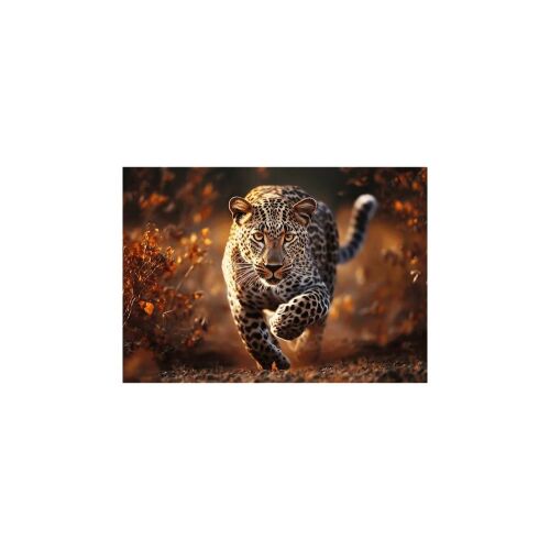 Leopard Jagd 1000 Teile Puzzle Bild