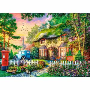 Ukończone puzzle Trefl 1000 elementów Stoney Lane Cottage - Trefl Puzzle