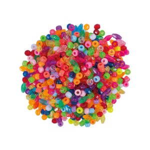 PlayBox Vegyes Formájú Színes Gyöngyök - 5300 darabos készlet - Playbox