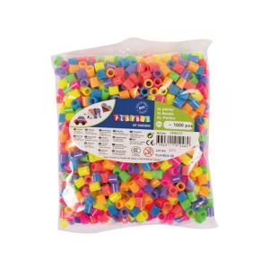 PlayBox: 9mm-es XL MAXI neon színű vasalható gyöngyök 1000db-os csomag 126327207 - Gyöngy & Gyöngyfűző
