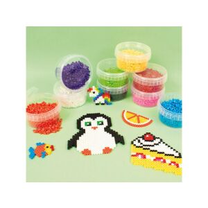 PlayBox XL MAXI vasalható gyöngy készlet kész alkotásokkal, 9 szín, 10000 darab - Playbox