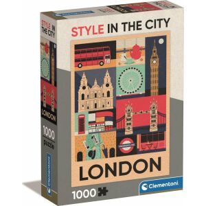 Clementoni London Style in the City puzzle 1000 piese ambalaj - Clementoni