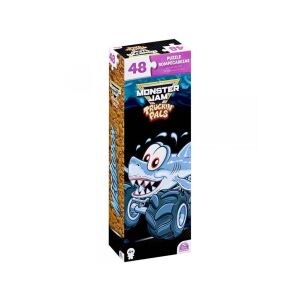 Monster Jam Truckin' Pals Megalodon 48 darabos puzzle a Spin Mastertől, gyerekeknek szóló kirakó - Spin Master