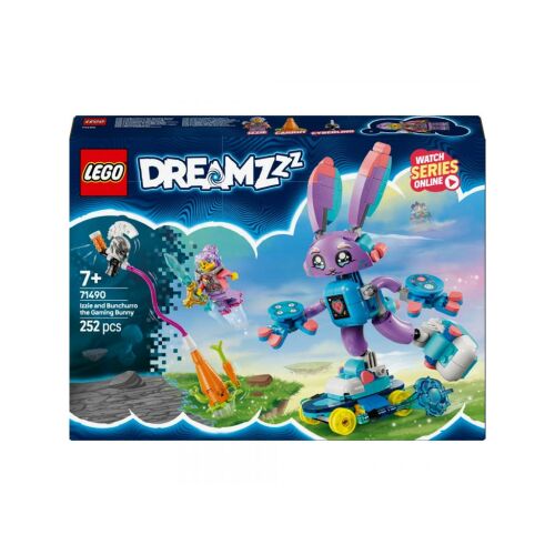 LEGO DREAMZzz Izzie és Bunchurro, a gaming nyuszi (71490) doboz