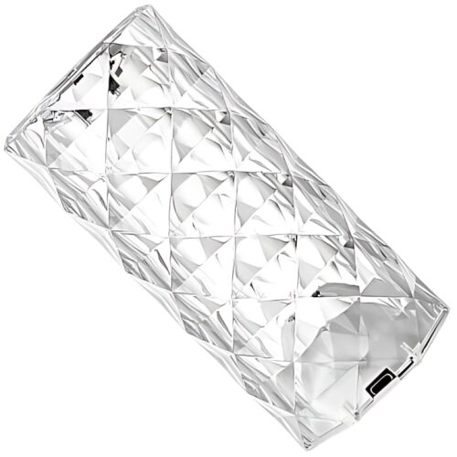 S DEPOT® Kristály környezeti lámpa, hengeres, RGB 16 szín, távirányítóval vagy érintéssel vezérelhető, 1500mah akkumulátorral - 12 óra használat, USB-C töltés