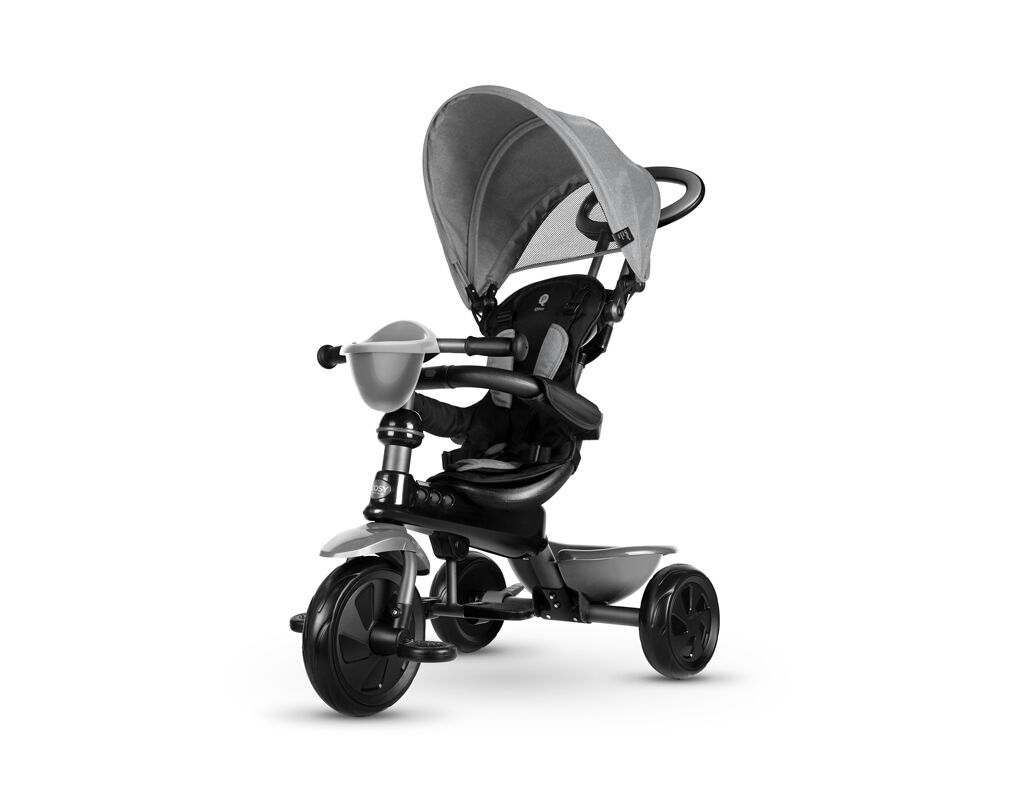 E-shop QPLAY Trojkolka Cosy Grey, vek 10-72 mesiacov