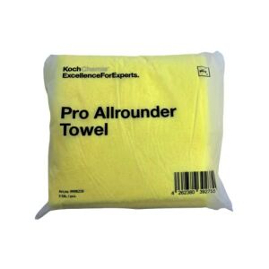 Комплект от 5 микрофибърни кърпи Koch Chemie Pro Allrounder, жълти, 40x40 cm, за детайлиране на автомобили - Превозно средство и части