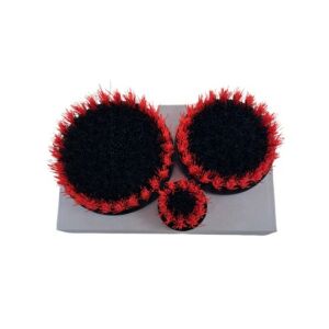 Koch Chemie Drill Brush Set Hard, комплект от 3 твърди четки за почистване на интериора на автомобилите - Превозно средство и части