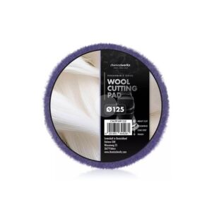 Абразивен диск за полиране с кожа, лилав Chemicalworkz Wool Cutting Pad 125MM 126328779 - Полиращ диск