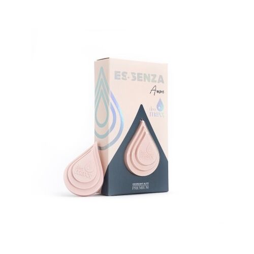 ESSENZA DeoMaxx Auto-Lufterfrischer Amore, Premium-Auto-Lufterfrischer mit Amore-Duft, Lüftungsgitter-Lufterfrischer