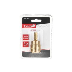 Conector rapid din alama tip mama, 9 mm, Tvardy T00267 126329142 - Irigare