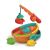 Clementoni Baby Think & Play Colour Fishing, set de joacă cu barcă, undiță și pești colorați