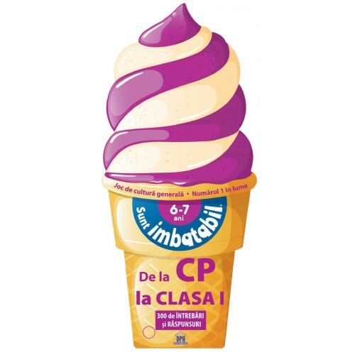 Legyőzhetetlen vagyok - Fagyasztott kiadás - Előkészítő az 1. osztályhoz - 6-7 éves korig - Általános kultúra játék - 300 kérdés és válasz - román, matematika, történelem, földrajz, idegen nyelvek - DPH Kiadó