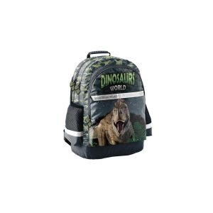 Dinoszauruszos iskolatáska, hátizsák - 3 rekeszes - World (PP23DZ-116) 126335097 - Paso