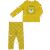 Pijama F&F Fred&Flo cu imprimeu leu, marimea 86, set bluza cu maneca lunga galbena si pantaloni