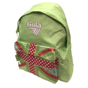 Gola grüner Rucksack mit weißen Punkten und Union Jack Design - Rucksäcke