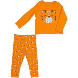 Детски пижами с тигров принт, размер 86 - Мода и обличане