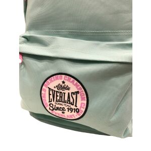 Prim-plan cu logo-ul genții de talie Everlast Roz - Rucsacuri