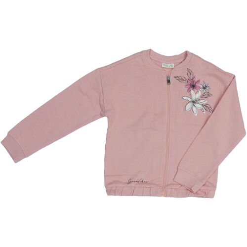 Lány Pulóver - Rózsaszín Csillogó Virág - 140 126335884