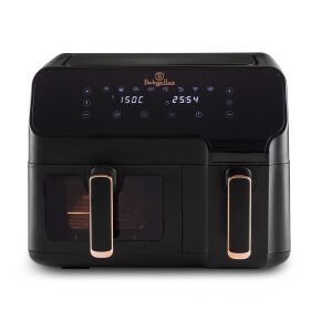 Berlinger Haus BH-9467 BlackRose Collection Dupla Forrólevegős sütő átlátszó ablakkal 5,5L+3,5L - Fekete, Rosegold 126331287