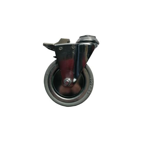 Kerék 100mm bolnički kotačić s kočnicom