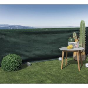 RECYNET green shade net used as privacy screen in garden - Garden