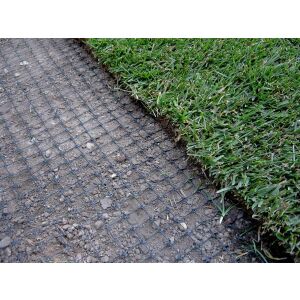 Vakondháló schwarzes Maulwurfnetz unter Gras installiert, 1x50 m - Gartenbauwerkzeuge