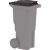 Kukafedél 60L antracitszürke - Durable anthracite gray 60L wheelie bin lid