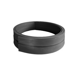 Graue Garteneinfassung 140mm x 4,5mm, 15m Rolle - Beeteinfassungen