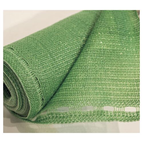 RECYNET 1x10m hellgrünes gestricktes Schattiernetz mit Knopflöchern