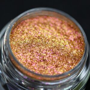 Pigment PK43 (réz rózsaszín, réz, arany, olíva irizálással) Sparkle/Microglitter sminkhez KAJOL Beauty, 1g 126341912 - Körömdíszítő csillámpor