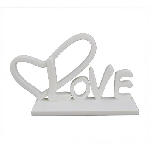Декорация Sani, Love 200 x 59 x 116 mm, Бяла 126342694
