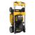 Összecsukott DeWALT 2x18V akkus fűnyíró tároláshoz