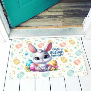 Vicces húsvéti lábtörlő nyuszival és tojásokkal - Vicces ajándék