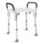 4FIZJO shower chair without backrest, angled view