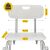 4FIZJO shower chair dimensions, back view