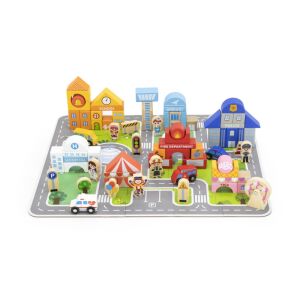 Cuburi de construit Orase (100 buc), Viga