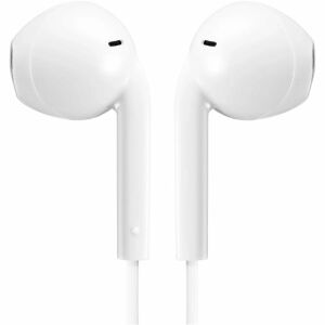 JVC HA-F17M fehér fülhallgató mikrofonnal, ferde nézet - JVC