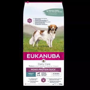 Eukanuba Daily Care Adult Protien Duck, Trockenfutter für Hunde, 12 kg 128183128 - Hundefutter
