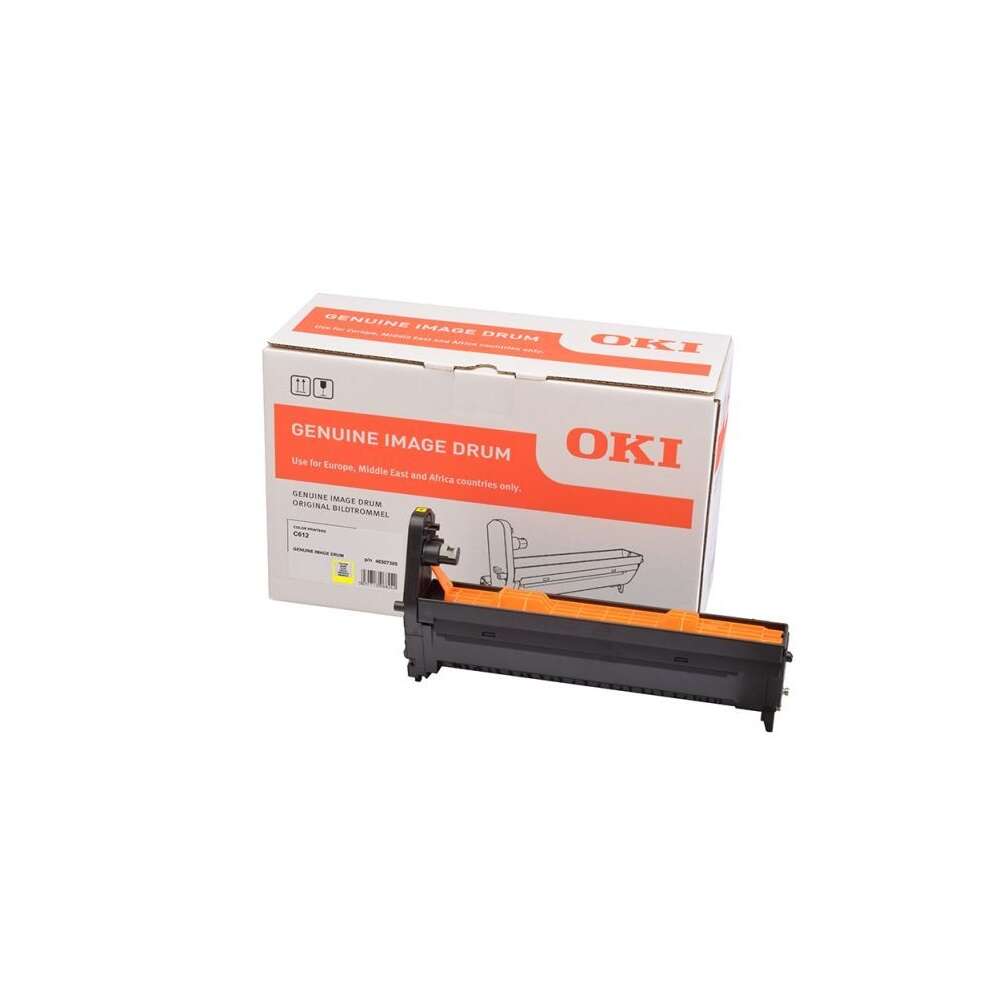 Oki c612 drum unit yellow original