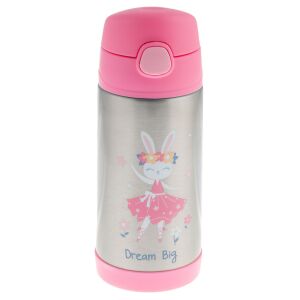 Szigetelt rozsdamentes acél termosztát gyerek kulacs 350 ml Nyuszis - Stephen Joseph 126365976 - Stephen Joseph