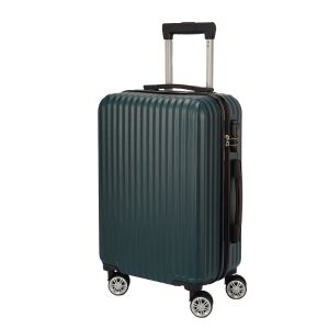 Valiză Dollcini Világjáró 28 inch, verde închis, vedere frontală - Dollcini Valize