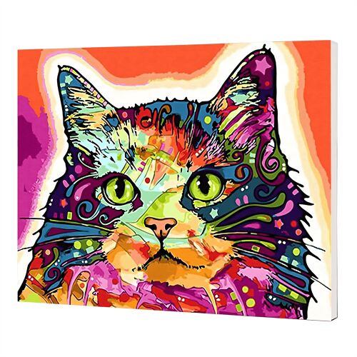 Maľovanie podľa čísel, obraz s rámom, sada na maľovanie štetcami, plátno 30x40