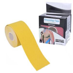 Sportstape Kinesio Tapasz - Sárga - 5mx5cm