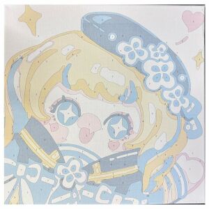 Maľovanie podľa čísel, obrázky s rámikmi, štetcami, 30x30, obrazy pre deti