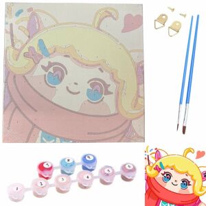 Рисуване по номера с рамки с четки 30x30 картини за деца 126377656 - Изкуства и хобита