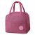 Rózsaszín szigetelt ebédtáska, újrafelhasználható termikus táska