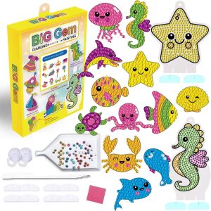 Autocolante cu diamante brodate cu diamant Set autocolante 5D cu mozaic pentru copii 126377878 - Puzzle-uri diamant jigsaw