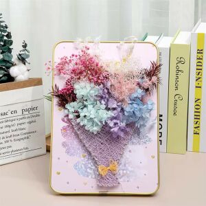 String Art Készlet - Virágminta - 21x30 cm